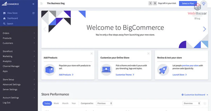 BigCommerce: منصة لإنشاء متجر إلكتروني المتقدمة لنمو الأعمال على نطاق واسع